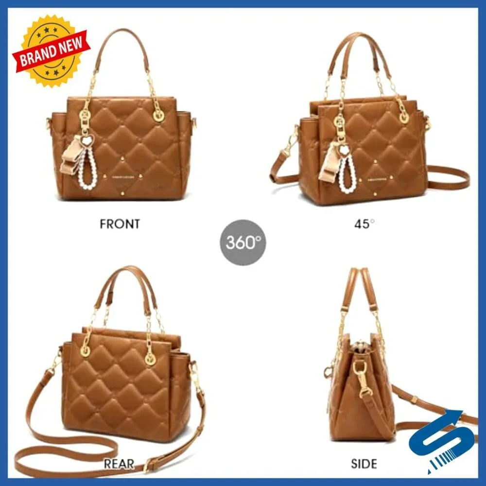 Leather Satchel Shoulder Bag Crossbody Tote Top Handle Women's Handbag